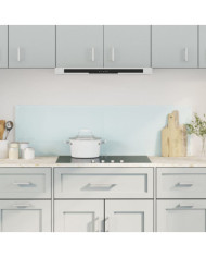 Dosserets de cuisine 2 pcs blanc 70x40 cm verre trempé | Mobilier & Déco
