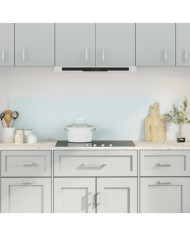 Dosserets de cuisine 2 pcs blanc 80x60 cm verre trempé | Mobilier & Déco