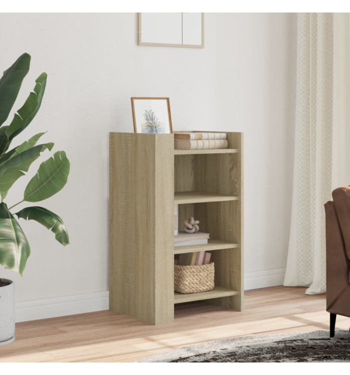 Buffet chêne sonoma 45x35x75 cm bois d'ingénierie | Mobilier & Déco
