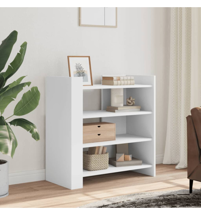Buffet blanc 73,5x35x75 cm bois d’ingénierie | Mobilier & Déco