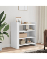 Buffet blanc 73,5x35x75 cm bois d’ingénierie | Mobilier & Déco