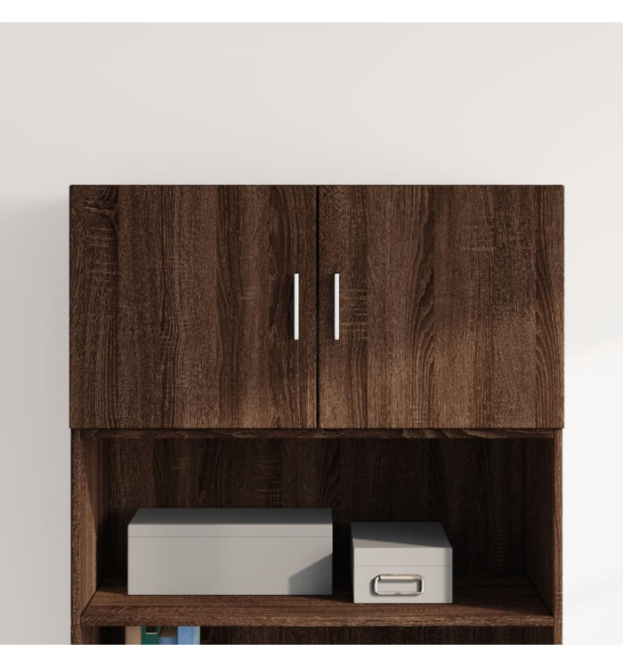 Armoire murale chêne marron 80x42,5x40 cm bois d'ingénierie | Mobilier & Déco