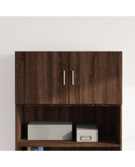 Armoire murale chêne marron 80x42,5x40 cm bois d'ingénierie | Mobilier & Déco