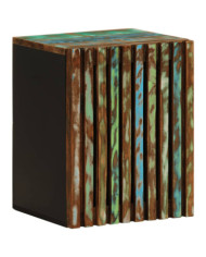 Armoire murale de salle de bain 38x34x48cm bois massif d'acacia | Mobilier & Déco