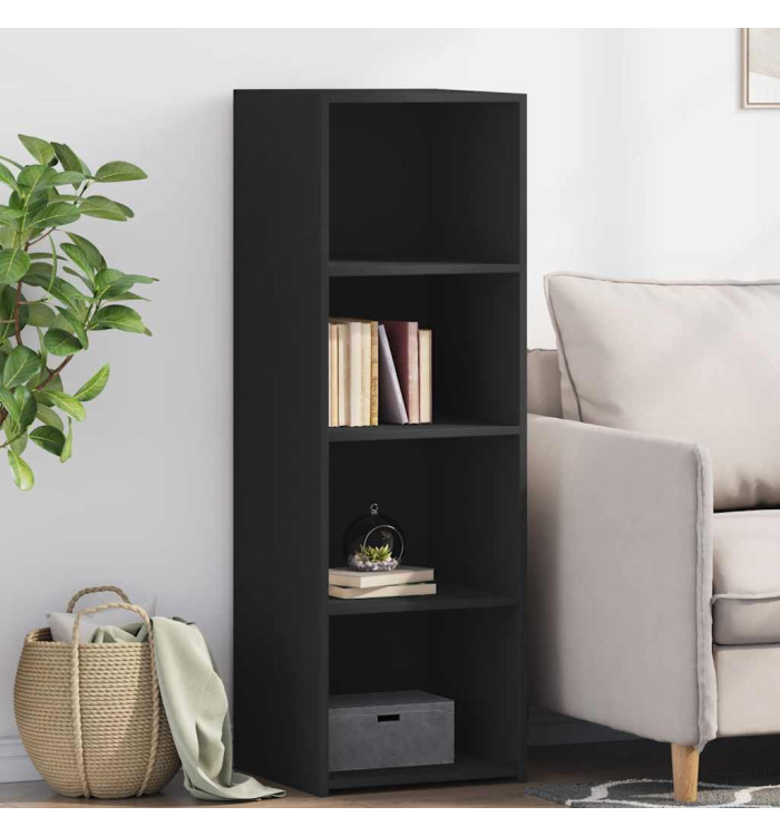 Buffet noir 40x41x124 cm bois d'ingénierie | Mobilier & Déco