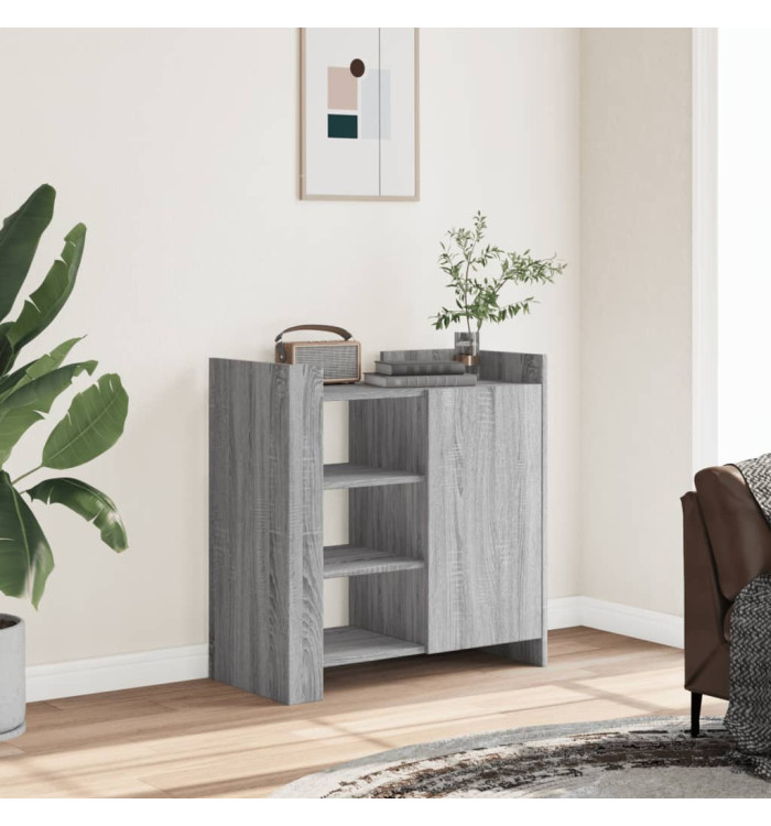 Buffet sonoma gris 73,5x35x75 cm bois d'ingénierie | Mobilier & Déco