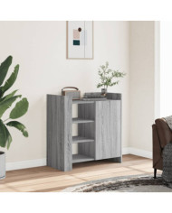 Buffet sonoma gris 73,5x35x75 cm bois d'ingénierie | Mobilier & Déco