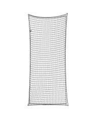 Filet pour remorque avec corde élastique noir 8x3,5 m PP | Mobilier & Déco