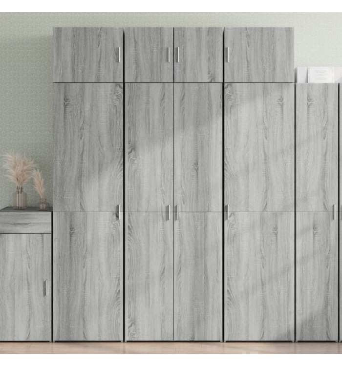 Armoire de rangement sonoma gris 70x42,5x225 cm | Mobilier & Déco