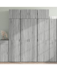 Armoire de rangement sonoma gris 70x42,5x225 cm | Mobilier & Déco