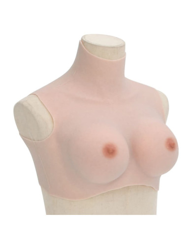 Plastron en silicone caucasien coupe D | Mobilier & Déco