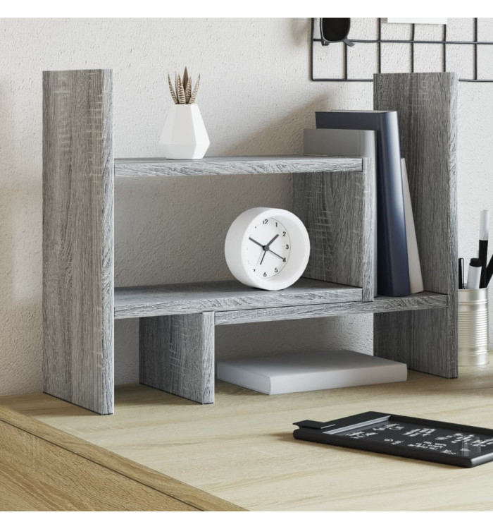 Organisateur de bureau sonoma gris 38,5x17x39 cm | Mobilier & Déco