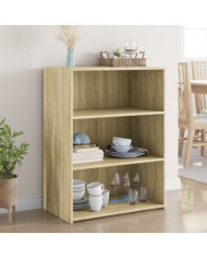 Buffet chêne sonoma 70x41x93 cm bois d'ingénierie | Mobilier & Déco
