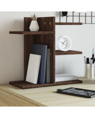 Organisateur de bureau chêne marron 42x21,5x42 cm | Mobilier & Déco