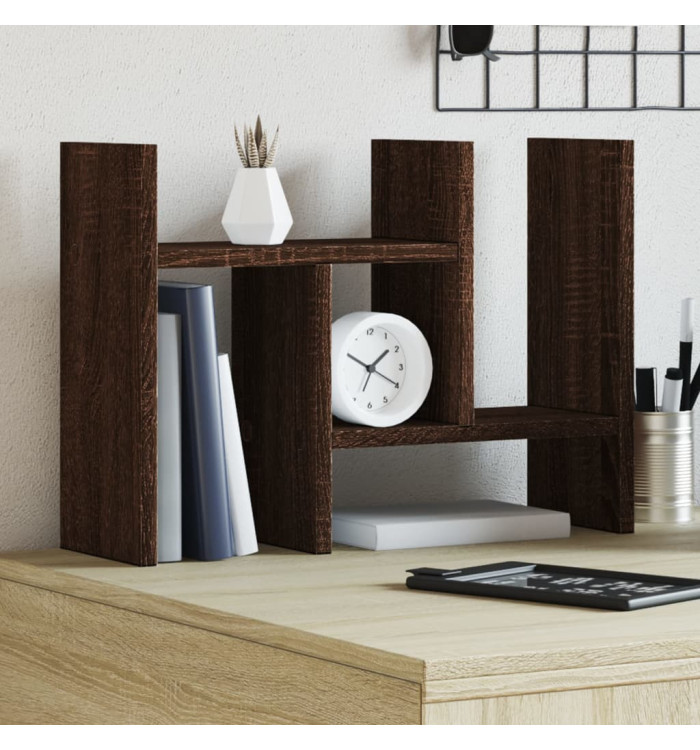 Organisateur de bureau chêne marron 34,5x15,5x35,5 cm | Mobilier & Déco