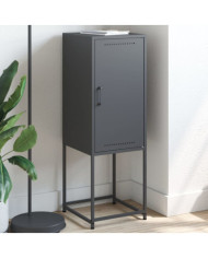 Buffet haut anthracite 36x39x107 cm acier | Mobilier & Déco