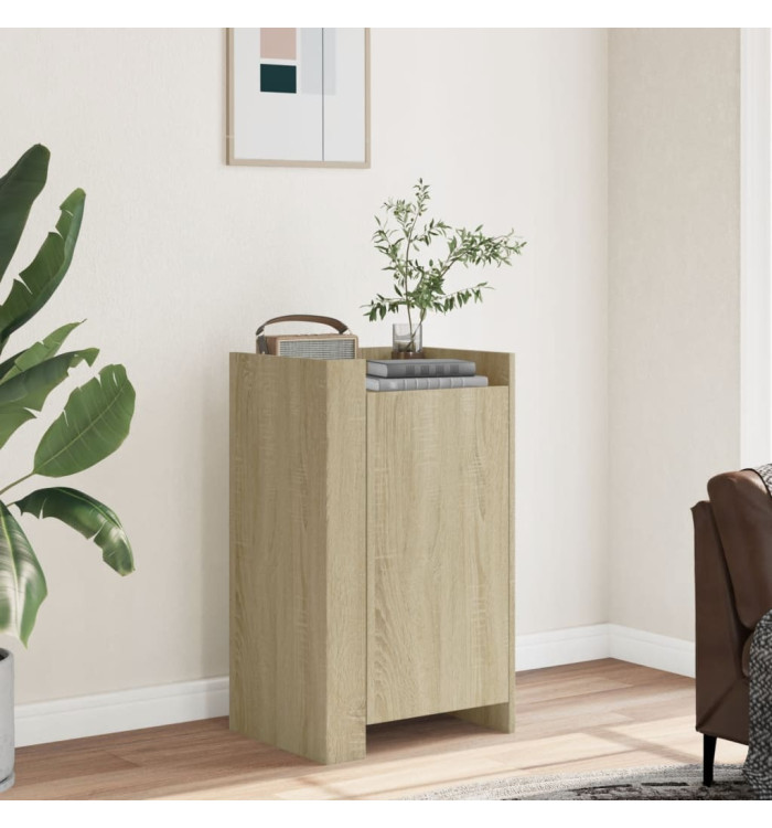 Buffet chêne sonoma 45x35x75 cm bois d'ingénierie | Mobilier & Déco