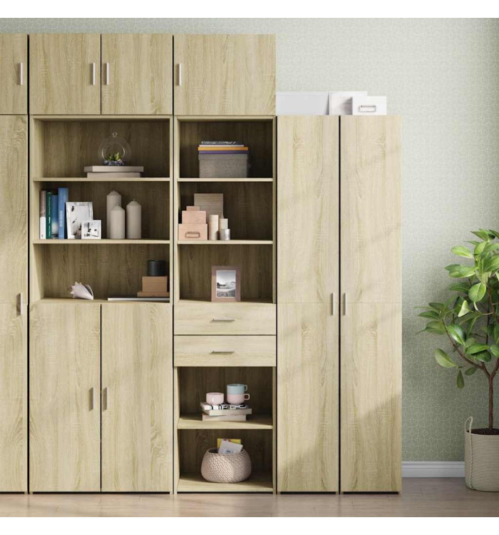 Armoire de rangement mince chêne sonoma 50x42,5x225 cm | Mobilier & Déco