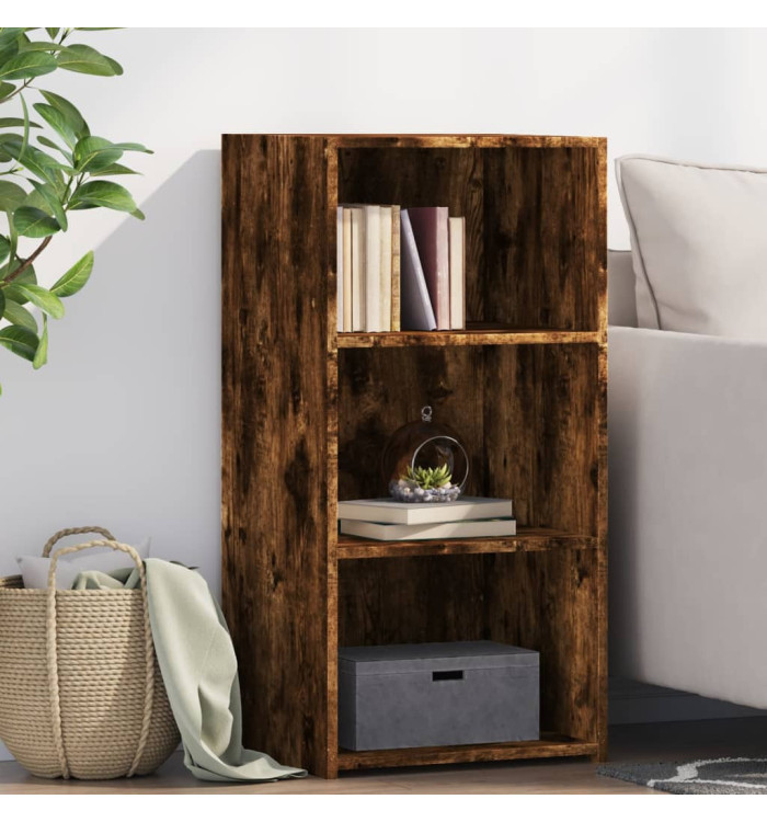 Buffet chêne fumé 45x41x93 cm bois d'ingénierie | Mobilier & Déco