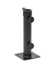Base de parasol pour mât Ø38/48 mm noir mat acier | Mobilier & Déco