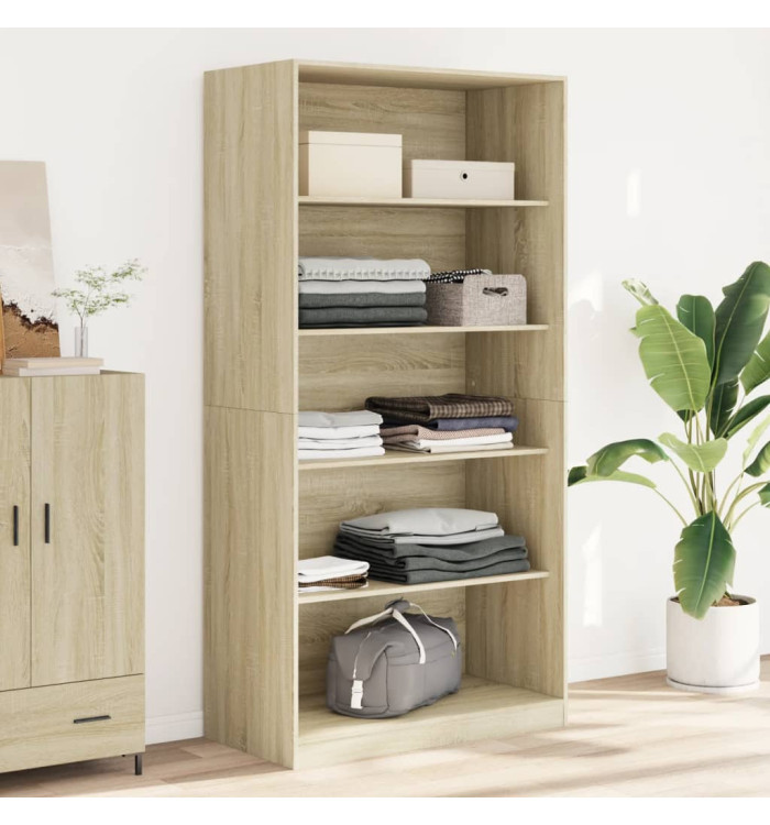 Garde-robe Chêne sonoma 100x50x200 cm Aggloméré | Mobilier & Déco