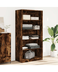 Garde-robe chêne fumé 100x50x200 cm bois d'ingénierie | Mobilier & Déco