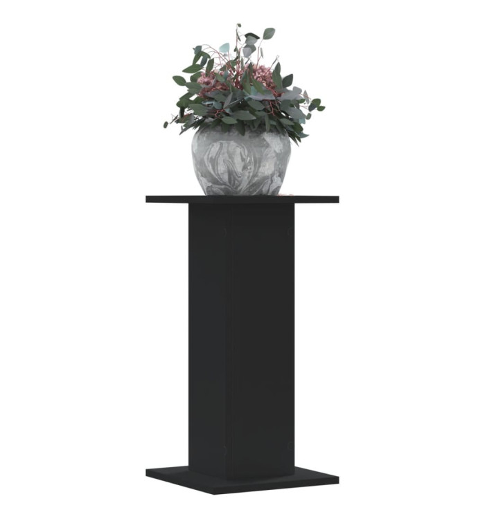 Supports pour plantes 2 pcs noir 30x30x60 cm bois d'ingénierie | Mobilier & Déco