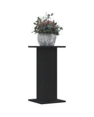 Supports pour plantes 2 pcs noir 30x30x60 cm bois d'ingénierie | Mobilier & Déco