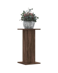 Supports pour plantes 2 pcs chêne marron bois d'ingénierie | Mobilier & Déco