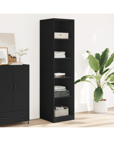 Garde-robe Noir 50 x 50 x 200 cm Bois d'ingénierie | Mobilier & Déco