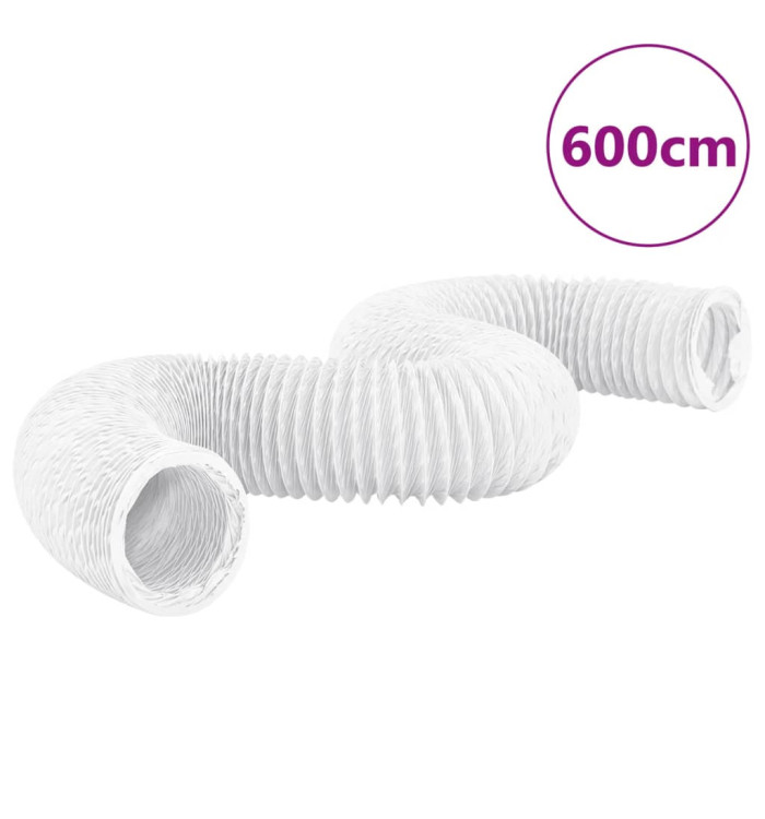 Conduit d'échappement PVC 6 m Ø20 cm | Mobilier & Déco