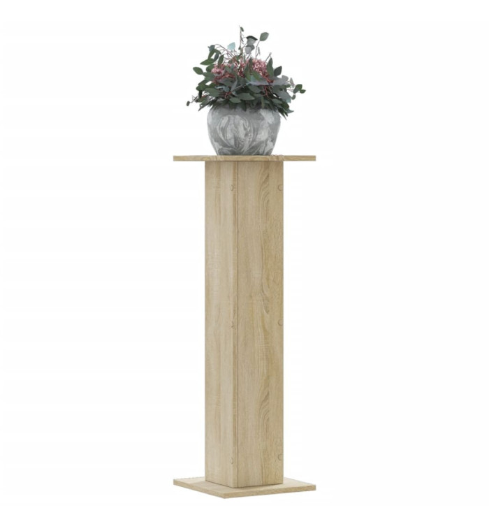 Supports pour plantes 2 pcs chêne sonoma bois d'ingénierie | Mobilier & Déco