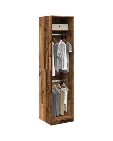 Garde-robe vieux bois 50x50x200 cm bois d'ingénierie | Mobilier & Déco