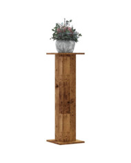 Supports pour plantes 2 pcs vieux bois bois d'ingénierie | Mobilier & Déco