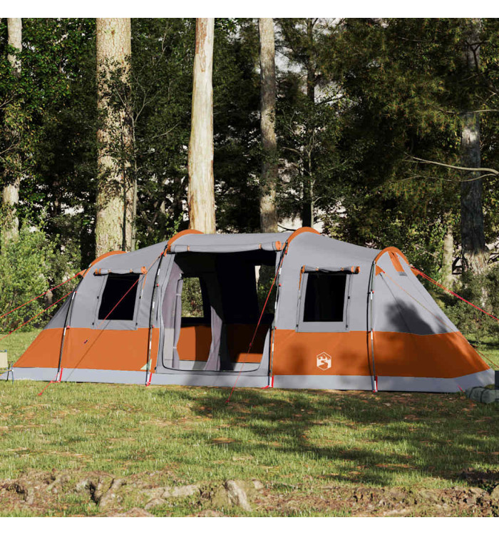 Tente familiale tunnel 6 personnes gris imperméable | Mobilier & Déco