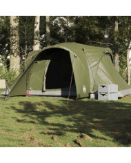 Tente familiale à dôme 6 personnes vert olive imperméable | Mobilier & Déco