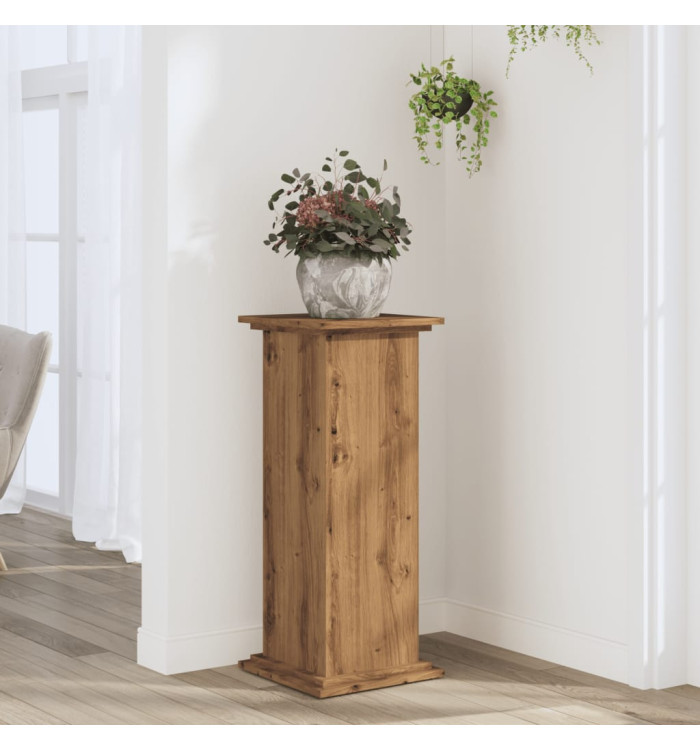 Support pour plantes 33x33x80 cm bois d'ingénierie | Mobilier & Déco