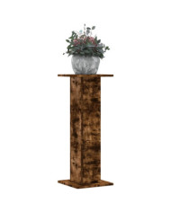 Supports pour plantes 2 pcs chêne fumé bois d'ingénierie | Mobilier & Déco