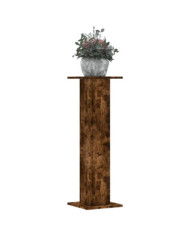 Supports pour plantes 2 pcs chêne fumé bois d'ingénierie | Mobilier & Déco