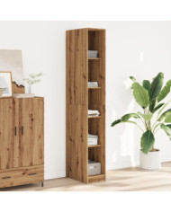 Garde-robe chêne artisanal 30x50x200 cm bois d'ingénierie | Mobilier & Déco