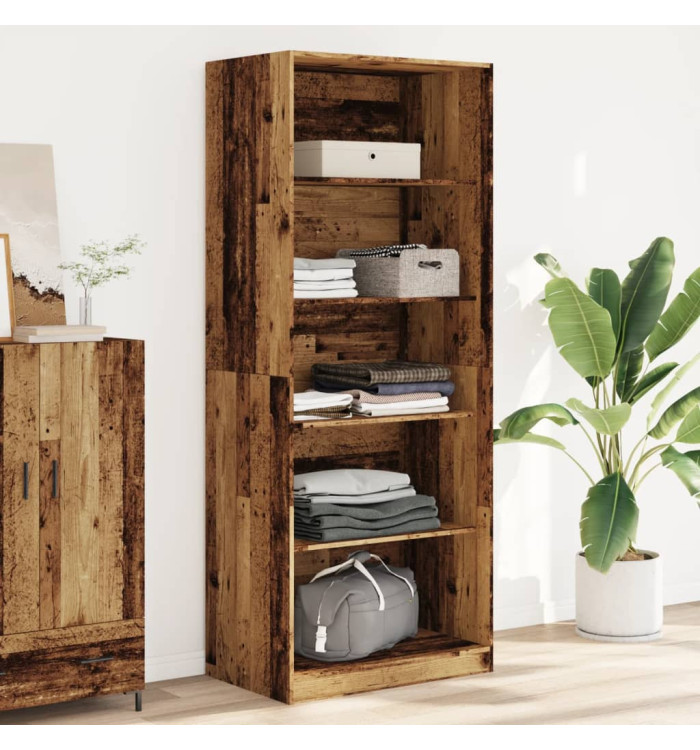 Garde-robe vieux bois 80x50x200 cm bois d'ingénierie | Mobilier & Déco