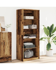 Garde-robe vieux bois 80x50x200 cm bois d'ingénierie | Mobilier & Déco