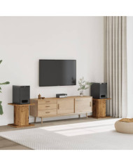 Supports de haut-parleurs 2 pcs vieux bois bois d'ingénierie | Mobilier & Déco