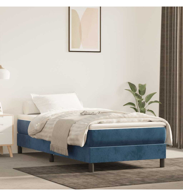 Matelas de lit à ressorts ensachés 80x210x20 cm velours | Mobilier & Déco