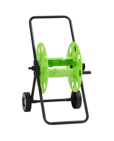 Chariot enrouleur vert pour tuyau de 60 m 1/2" acier | Mobilier & Déco