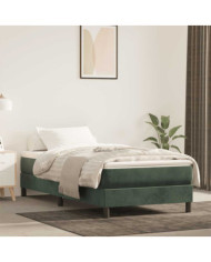 Matelas de lit à ressorts ensachés 80x220x20 cm velours | Mobilier & Déco