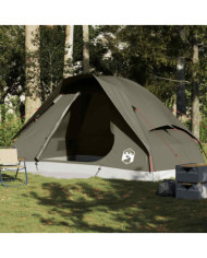 Tente familiale à dôme 6 personnes marron imperméable | Mobilier & Déco