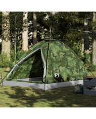 Tente de camping à dôme 4 personnes camouflage imperméable | Mobilier & Déco