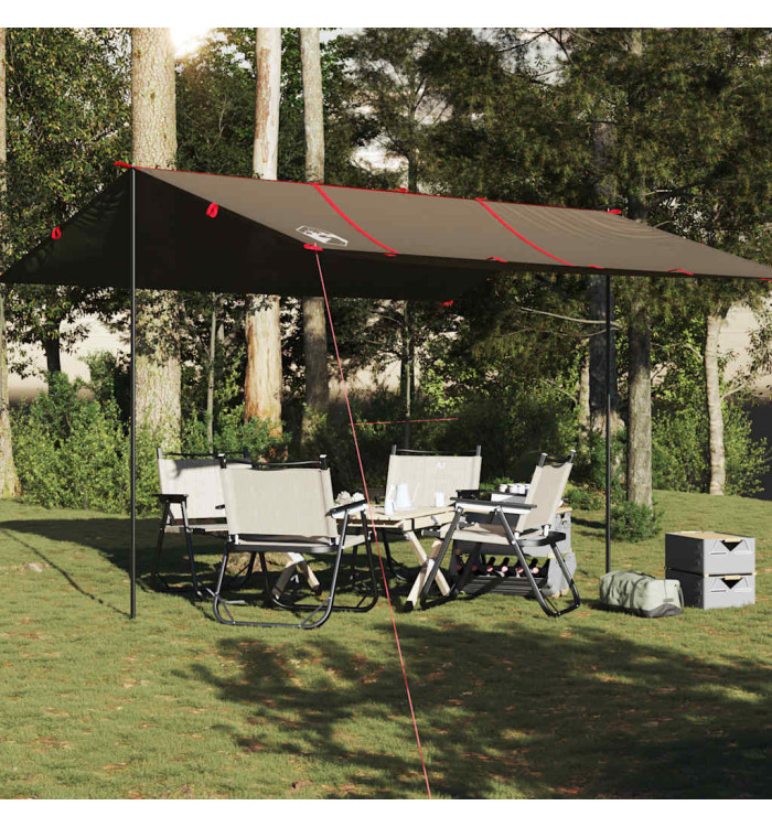 Bâche de camping marron 451x420 cm imperméable | Mobilier & Déco
