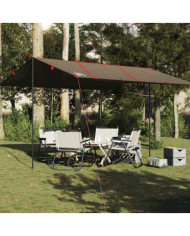 Bâche de camping marron 451x420 cm imperméable | Mobilier & Déco